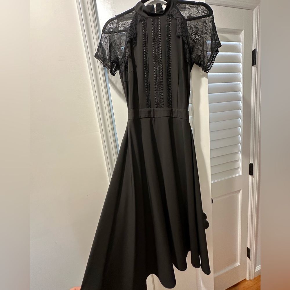 Midi black dress. Never worn